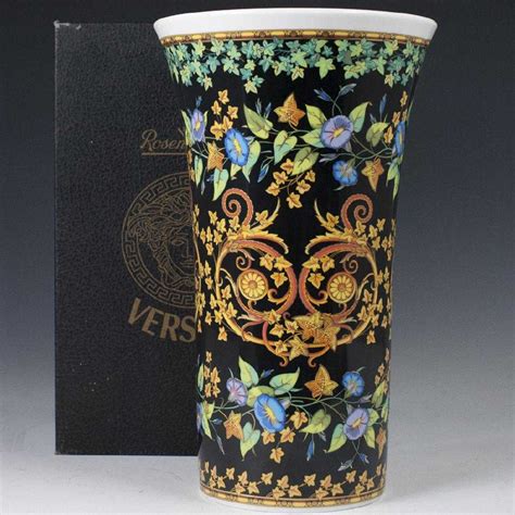 rosenthal versace gold ivy|Versace bronze vase.